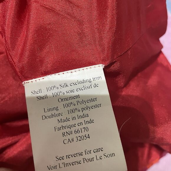 Anthropologie Pankaj & Nidhi Size 6 Silk Boho Embroidered Fit & Flare Mini Dress - Picture 3 of 12